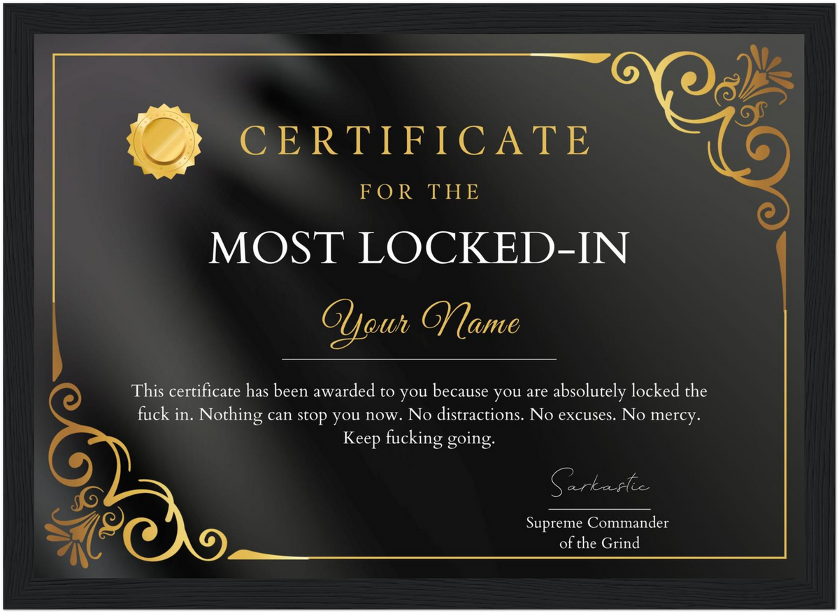 Most Locked-in Certificate