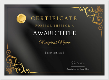 Custom Certificate