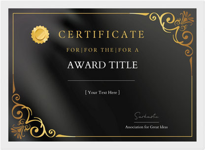 Custom Certificate